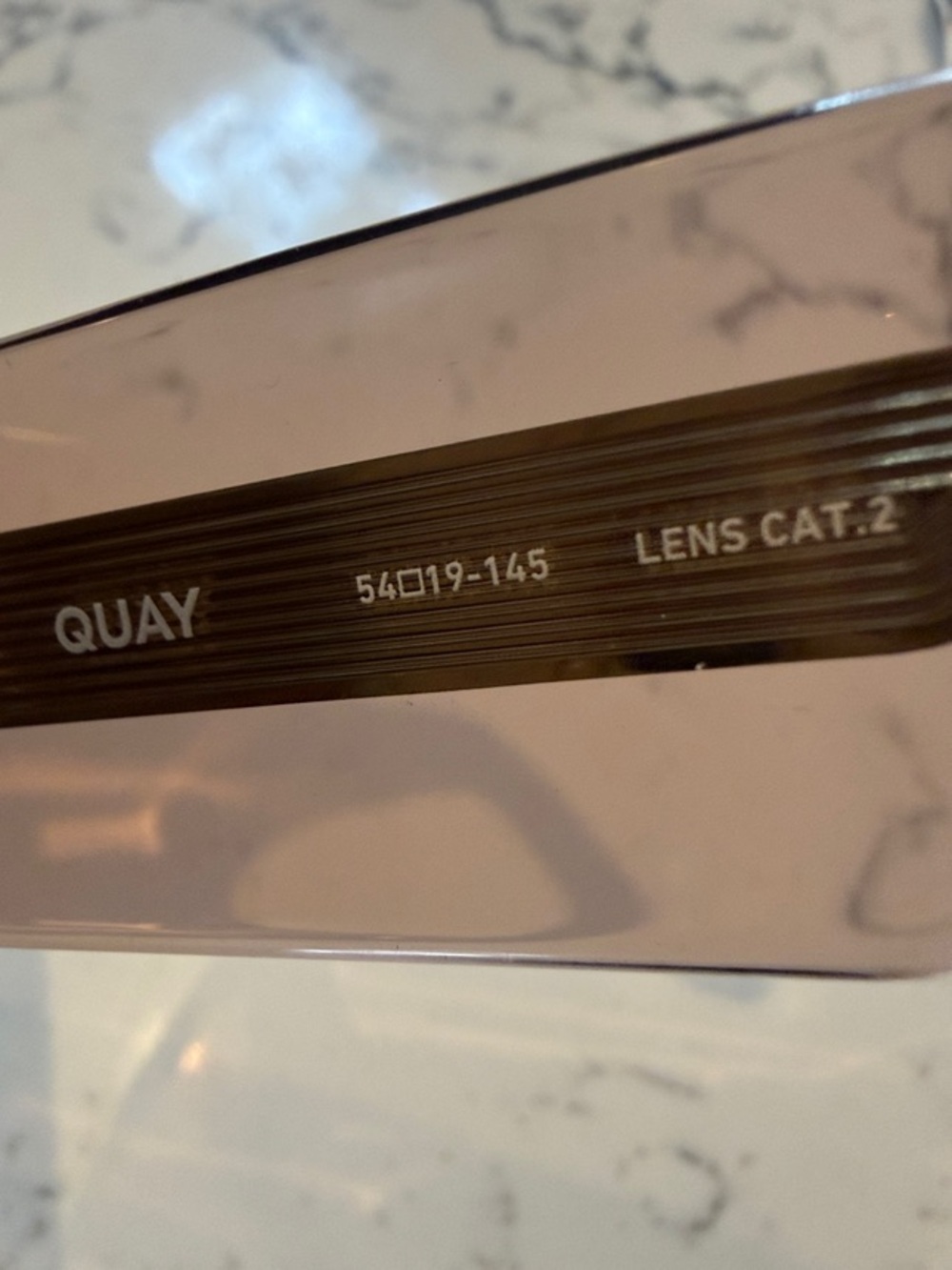 Quay Australia Tell Me More Sunglasses with Doe Fram and Brown Lenses - Picture 4 of 6